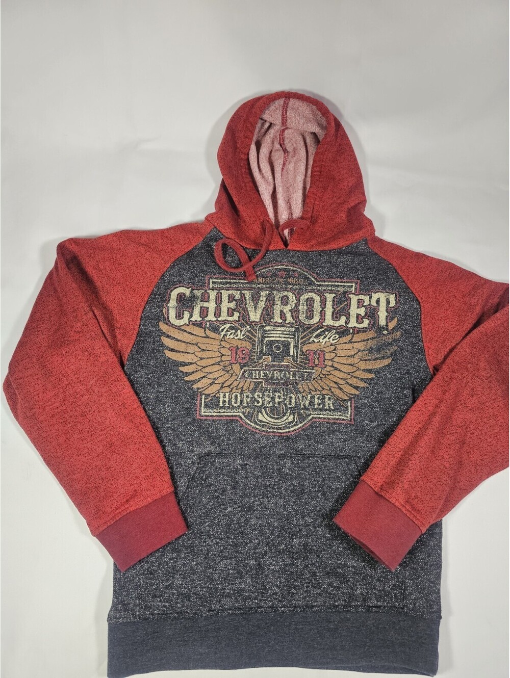 Chevrolet American Muscle GM Sweatshirt Hoodie Men Size XS Fast Life